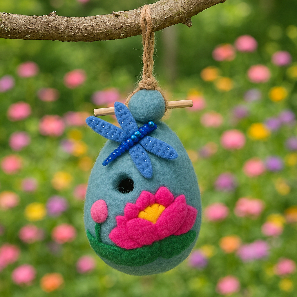 Sale Lotus Dragonfly Birdhouse