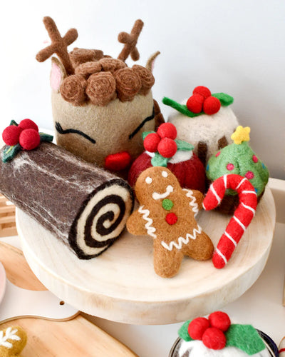 Pre-Order Felt Christmas Red Velvet Bundt Cake (Ships in November)