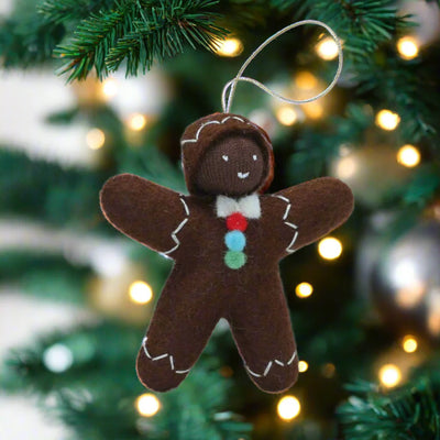 Pre-Order Christmas Gingerbread Man, Dark Brown (Ships in November)