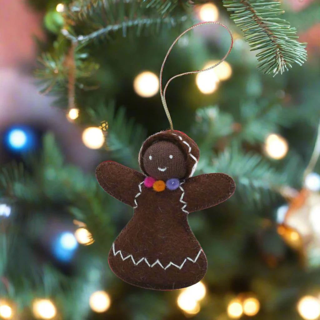 Pre-Order Christmas Gingerbread Woman, Dark Brown (Ships in November)