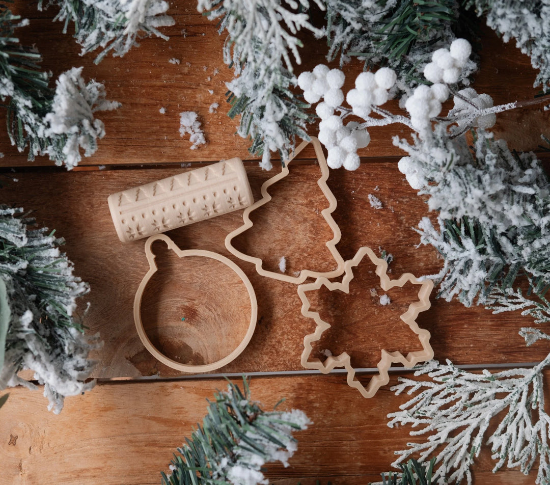 Christmas Ornament Eco Roller &amp; Cutter Set