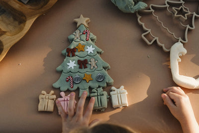 Christmas Tree Playdough Decorating Kit