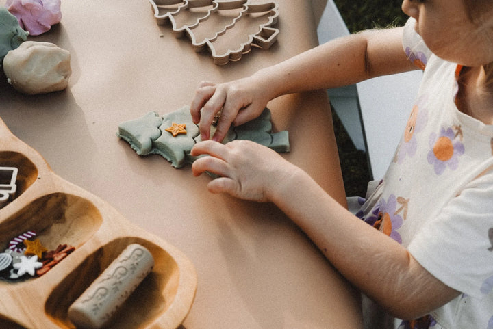 Christmas Tree Playdough Decorating Kit
