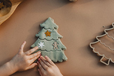Christmas Tree Playdough Decorating Kit