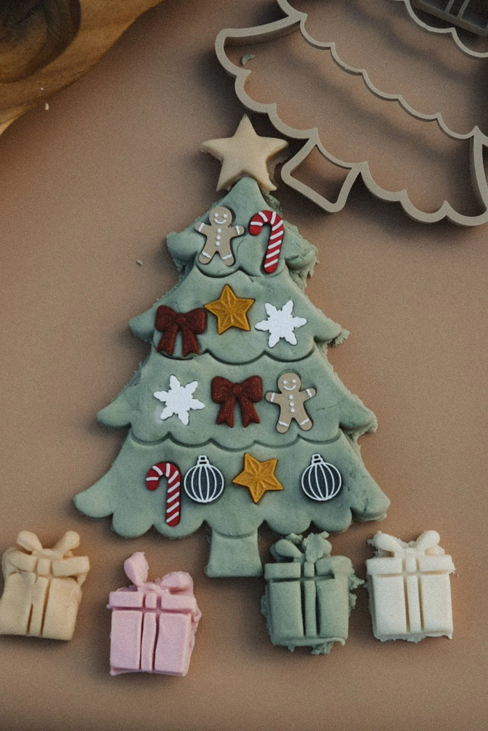 Christmas Tree Playdough Decorating Kit