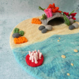Coral Cave Felt Play Mat, handmade felt toy from Little Brood. · view 6