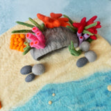 Coral Cave Felt Play Mat, made for open-ended, small-world play. · view 5
