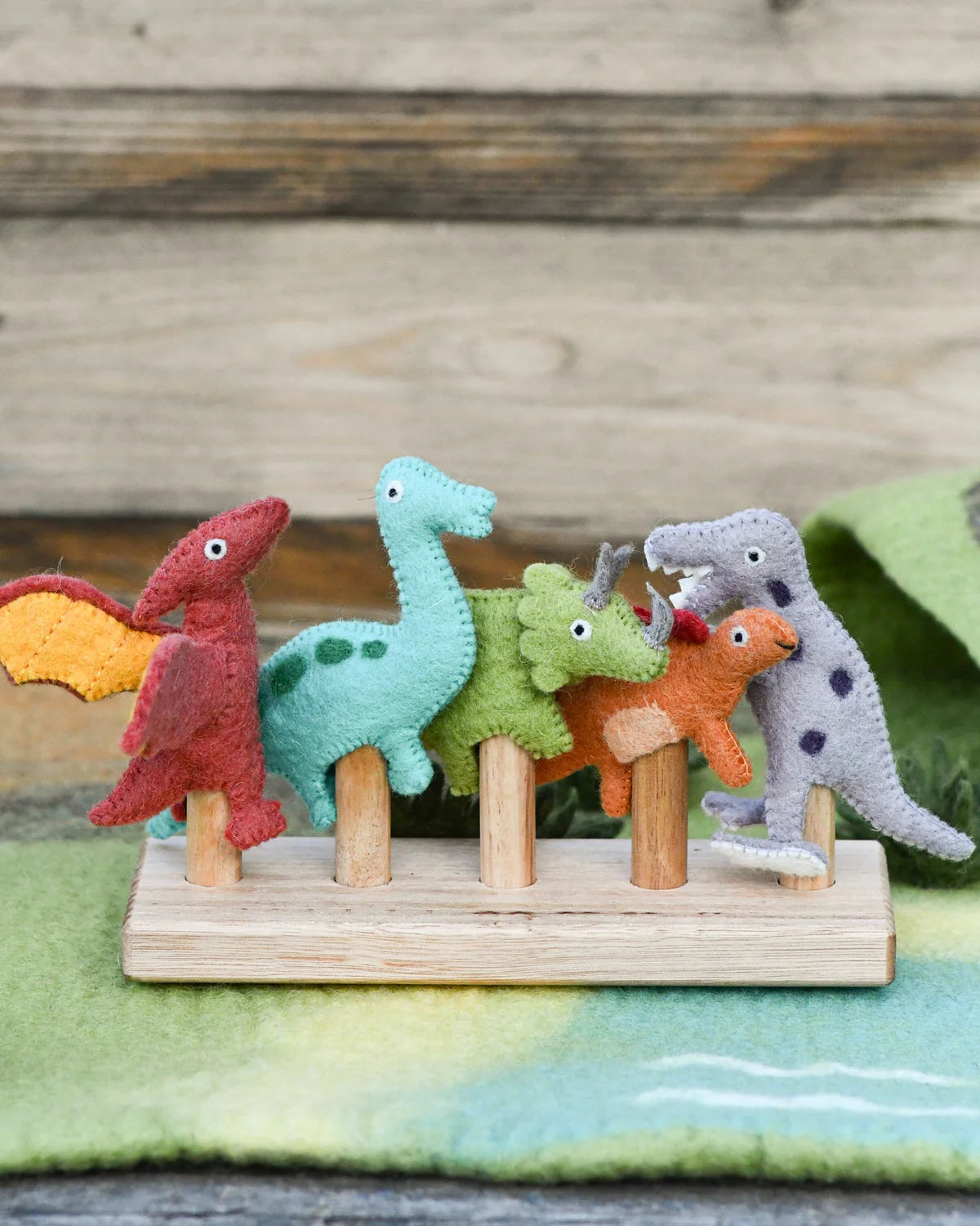 Dinosaur Finger Puppet Set of 5