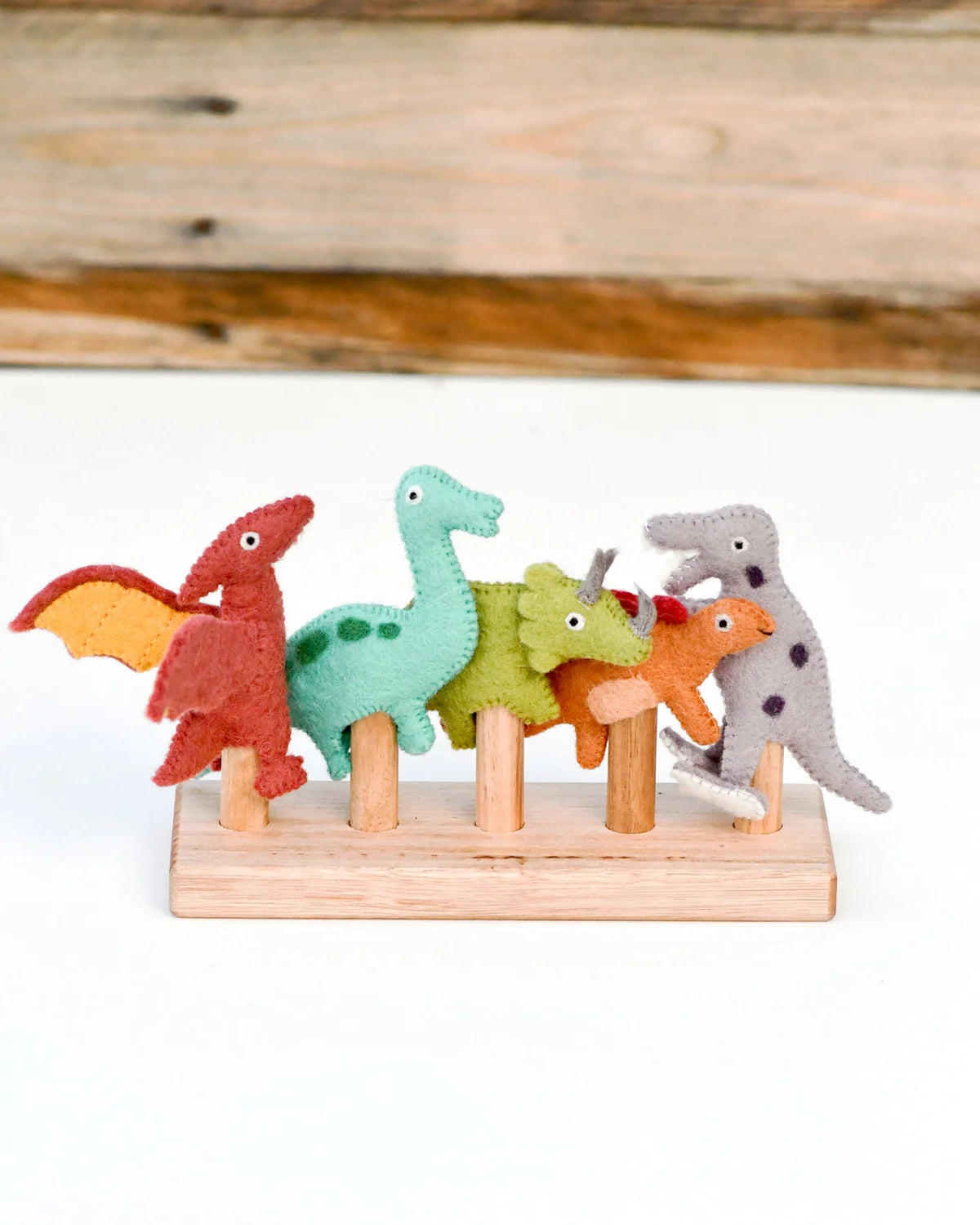 Dinosaur Finger Puppet Set of 5