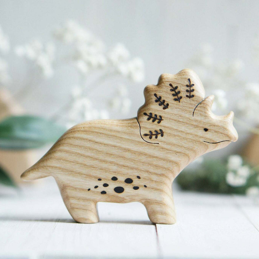 Wooden Triceratops