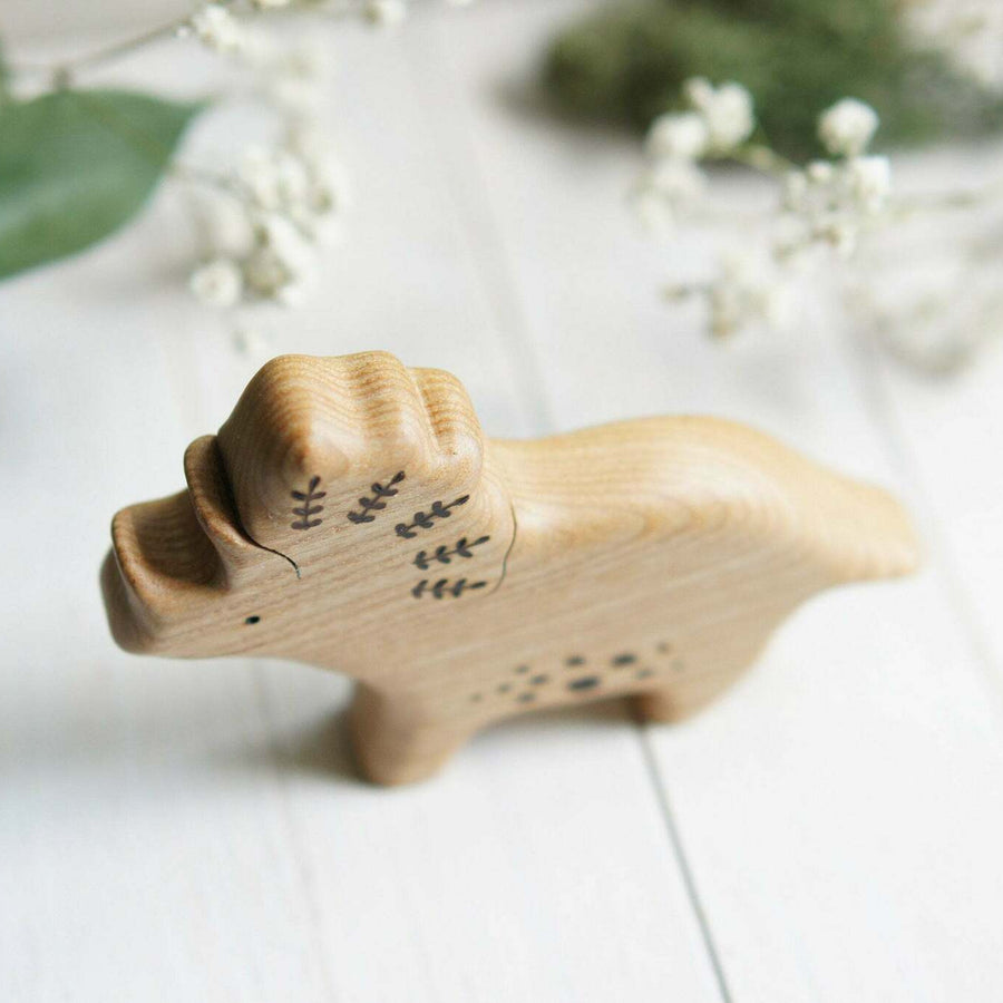 Wooden Triceratops