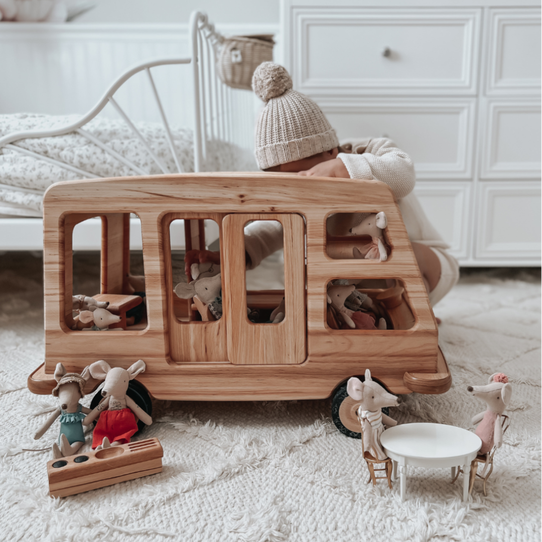Drewart Camper Van, Natural – My Toy Wagon