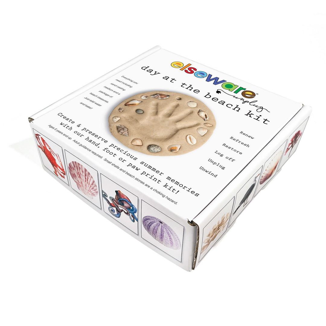 Day at the Beach – Kids Hand &amp; Footprint Keepsake