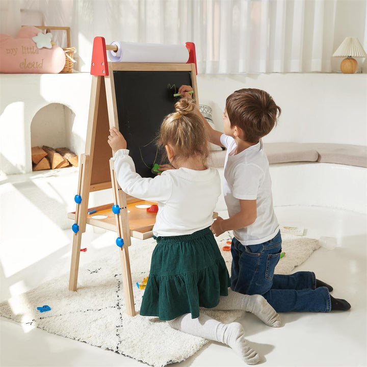 Tiny Land® 3-in-1 Art Easel &amp; Paper Roll Set