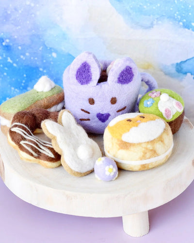 Sale Easter Felt Play Food Set, Lilac