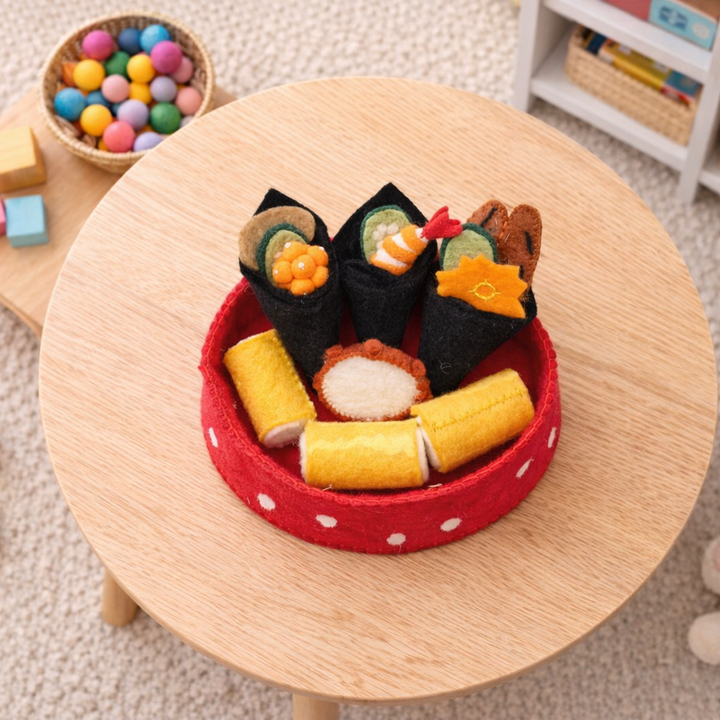 Egg Rolls and Sushi Hand Rolls, Set of 16 Pieces