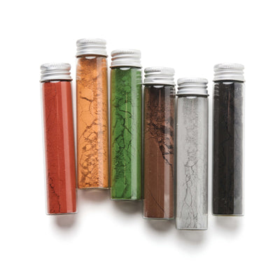 Earth Paint Set – Natural Mineral Pigments (15–17g per Vial)