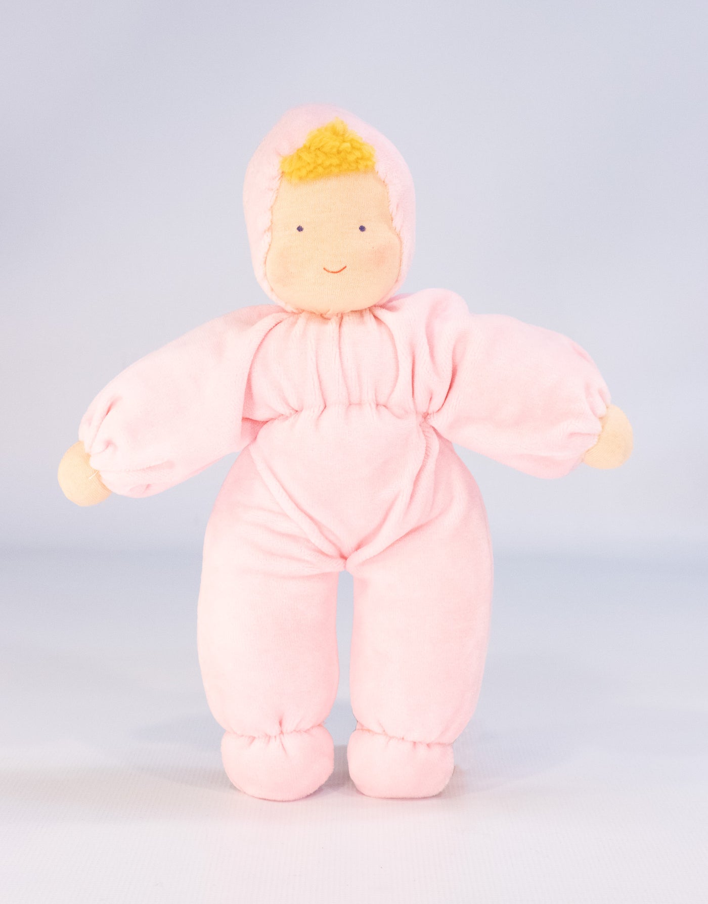 Evi Cuddle Baby Waldorf Doll, Pink