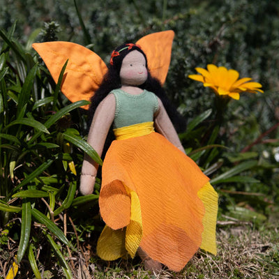 Evi Doll Kerchief Fairy, Marigold