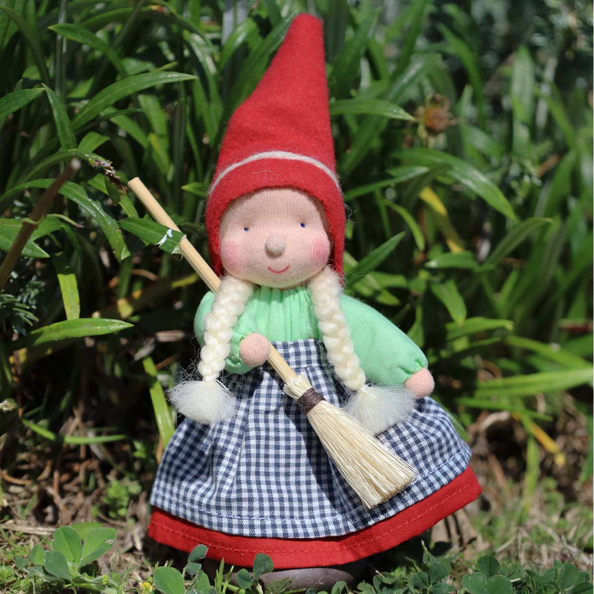 Evi Doll Little Witch wth Broom