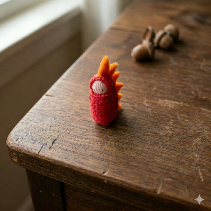Fairyshadow Baby Dragon, Red