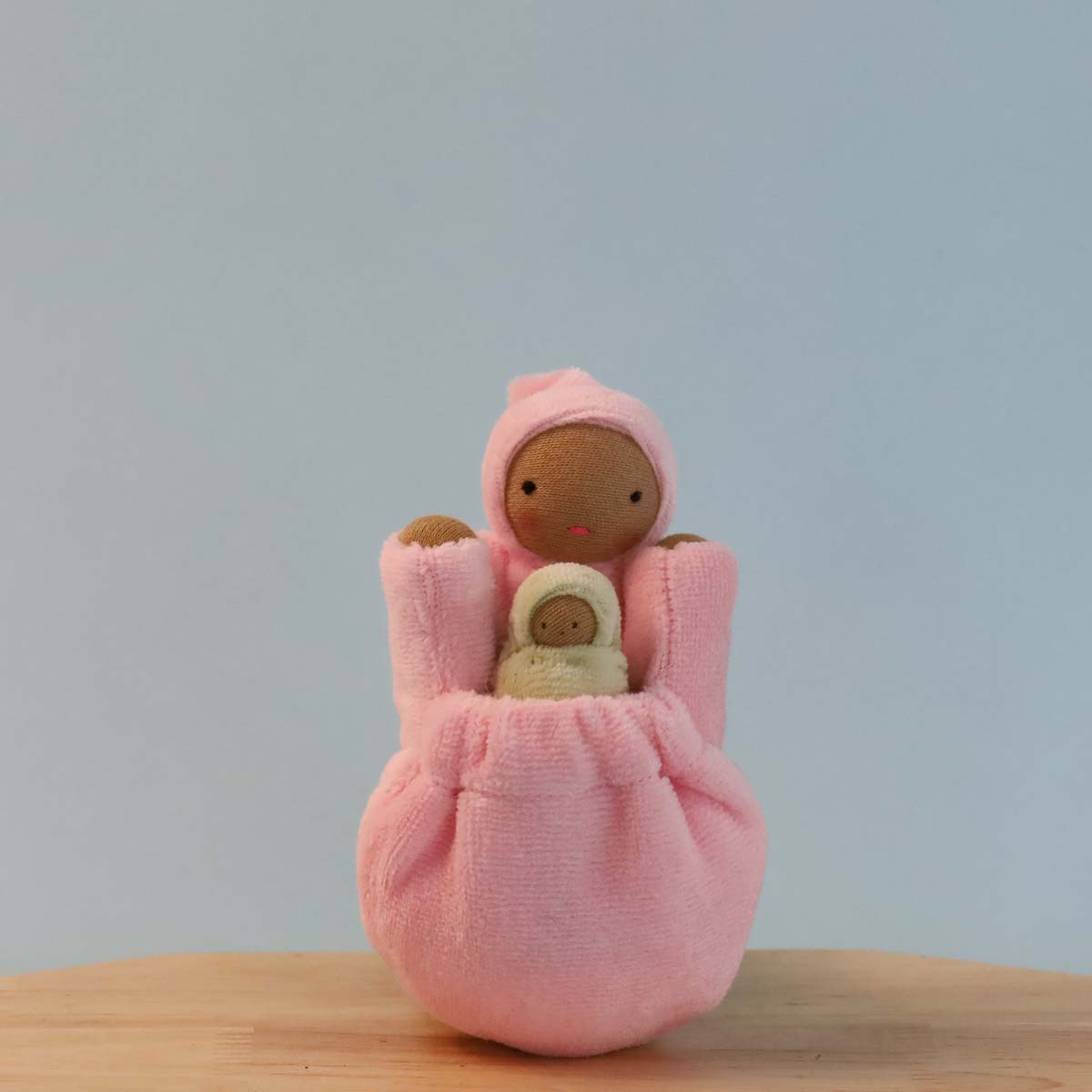 Fairyshadow Pocket Mama Waldorf Doll, Light Pink