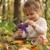 Fairyshadow Waldorf Fairy Doll, Purple · view 1