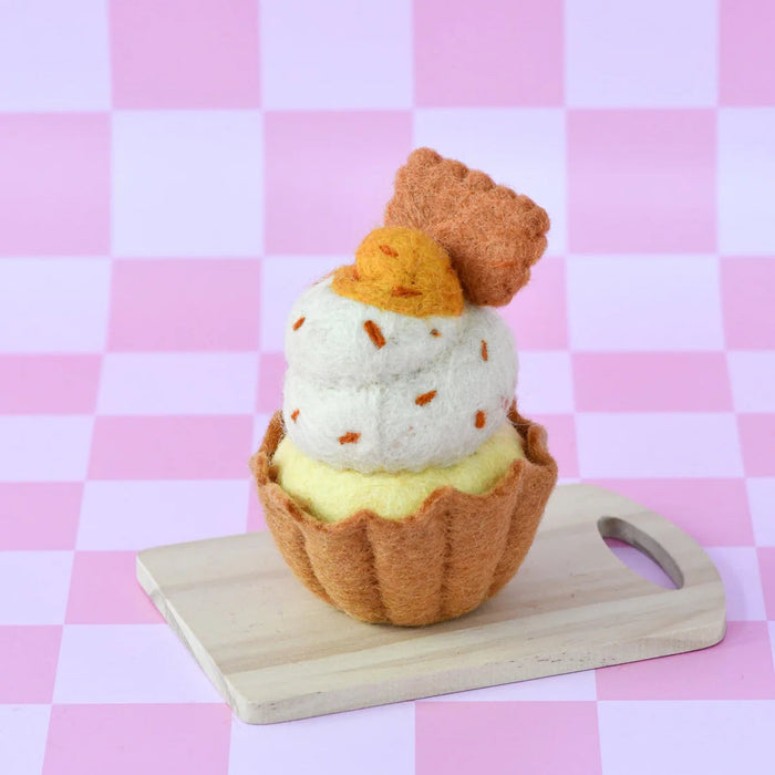 Felt Giant Biscoff Cupcake