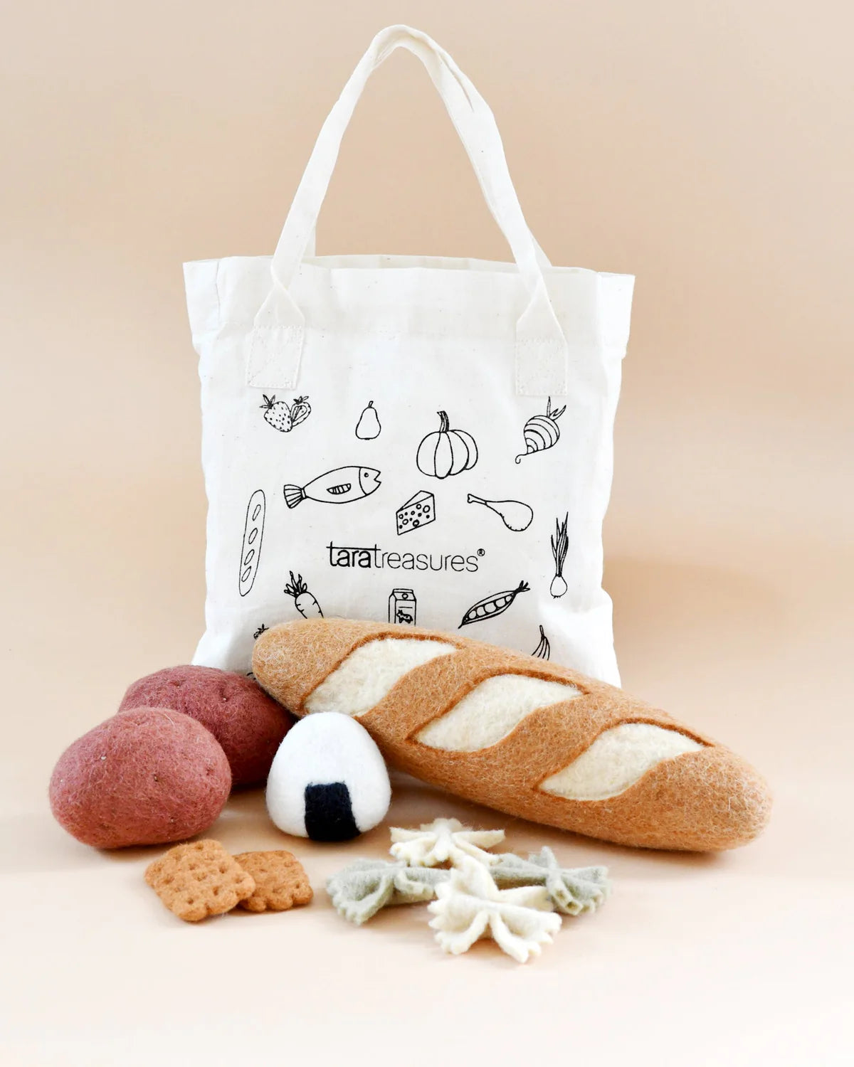 Pre-Order Felt Food Groups Play Food, Carbohydrates (Ships in early Nov)