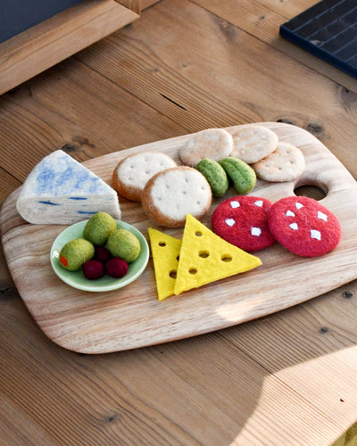 Pre-Order Felt Charcuterie Cheese Platter Play Food Set (Ships in October)