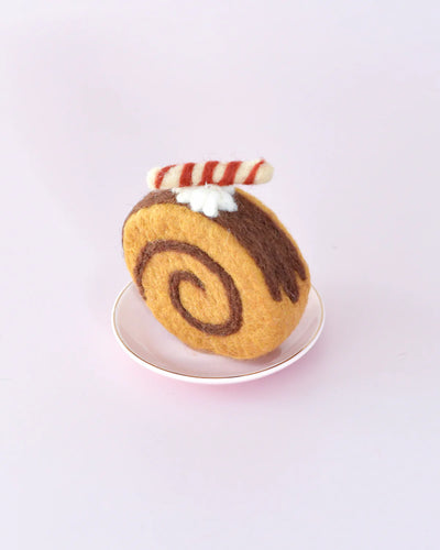 Felt Chocolate Swiss Roll