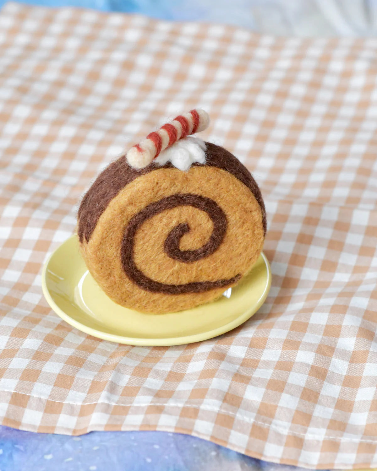 Felt Chocolate Swiss Roll