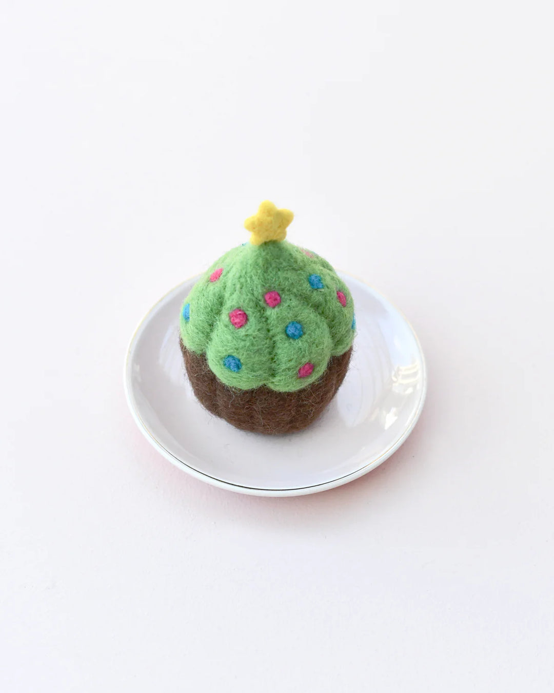 Felt Cupcake, Christmas Tree