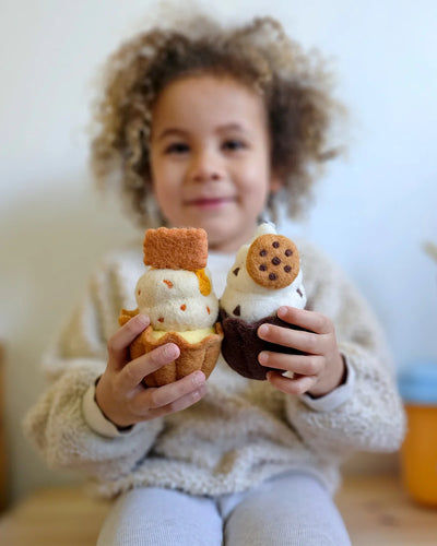 Pre-Order Felt Giant Cookies and Cream Cupcake (Ships in late October)