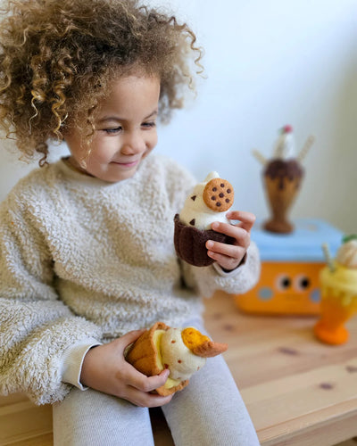 Pre-Order Felt Giant Cookies and Cream Cupcake (Ships in late October)