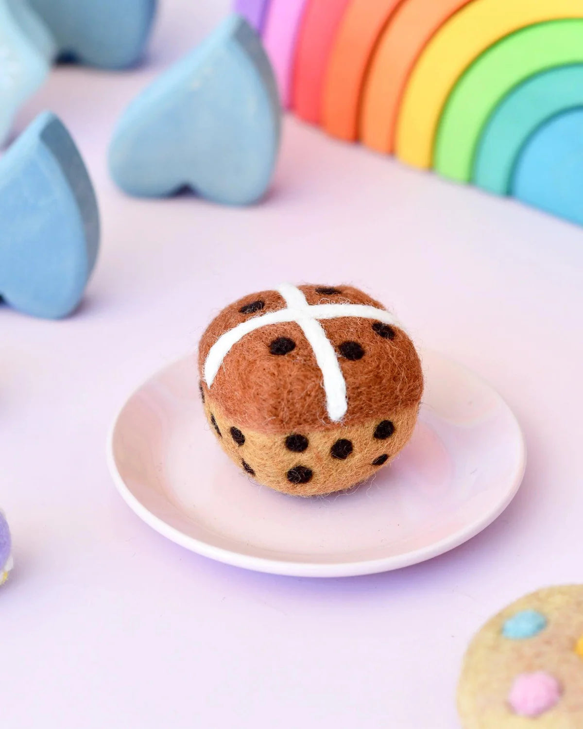 Pre-Order Felt Hot Cross Bun (Ships in late January)