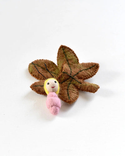 Felt Chestnut Leaf Baby (Ships in 1 Week)