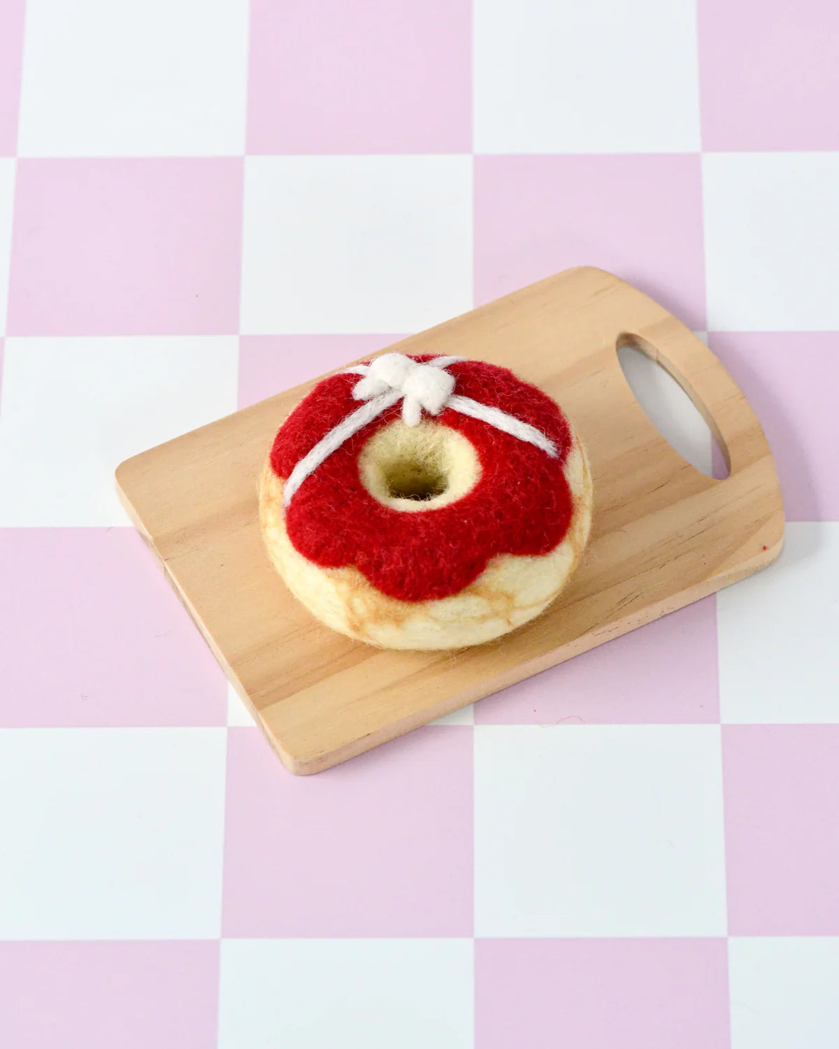 Felt Christmas Donut Red Present Icing