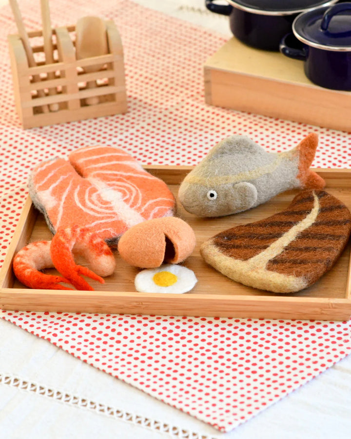 Felt Food Groups Play Food, Protein