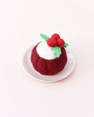 Pre-Order Felt Christmas Red Velvet Bundt Cake (Ships in November)