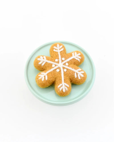 Pre-Order Felt Snowflake Cookie (Ships in November)