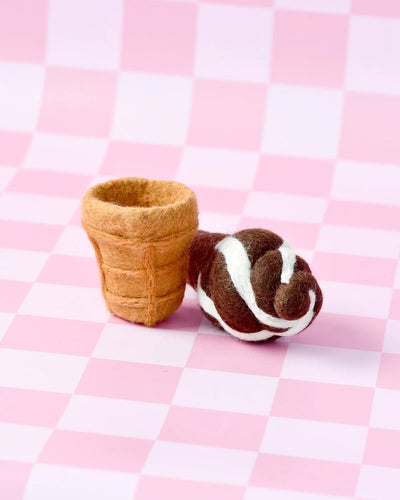 Pre-Order Felt Chocolate Soft Serve Ice Cream (Ships in late October)