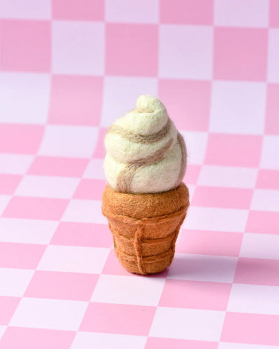 Pre-Order Felt Vanilla Soft Serve Ice Cream (Ships in late October)