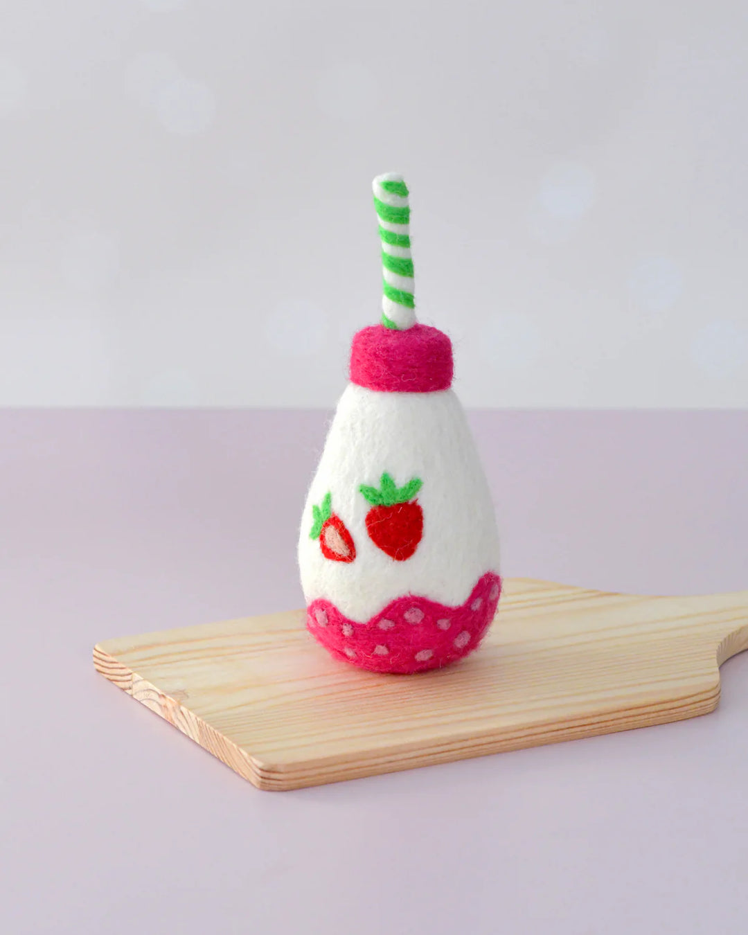 Sale Felt Sparkling Strawberry Fruit Juice Bottle