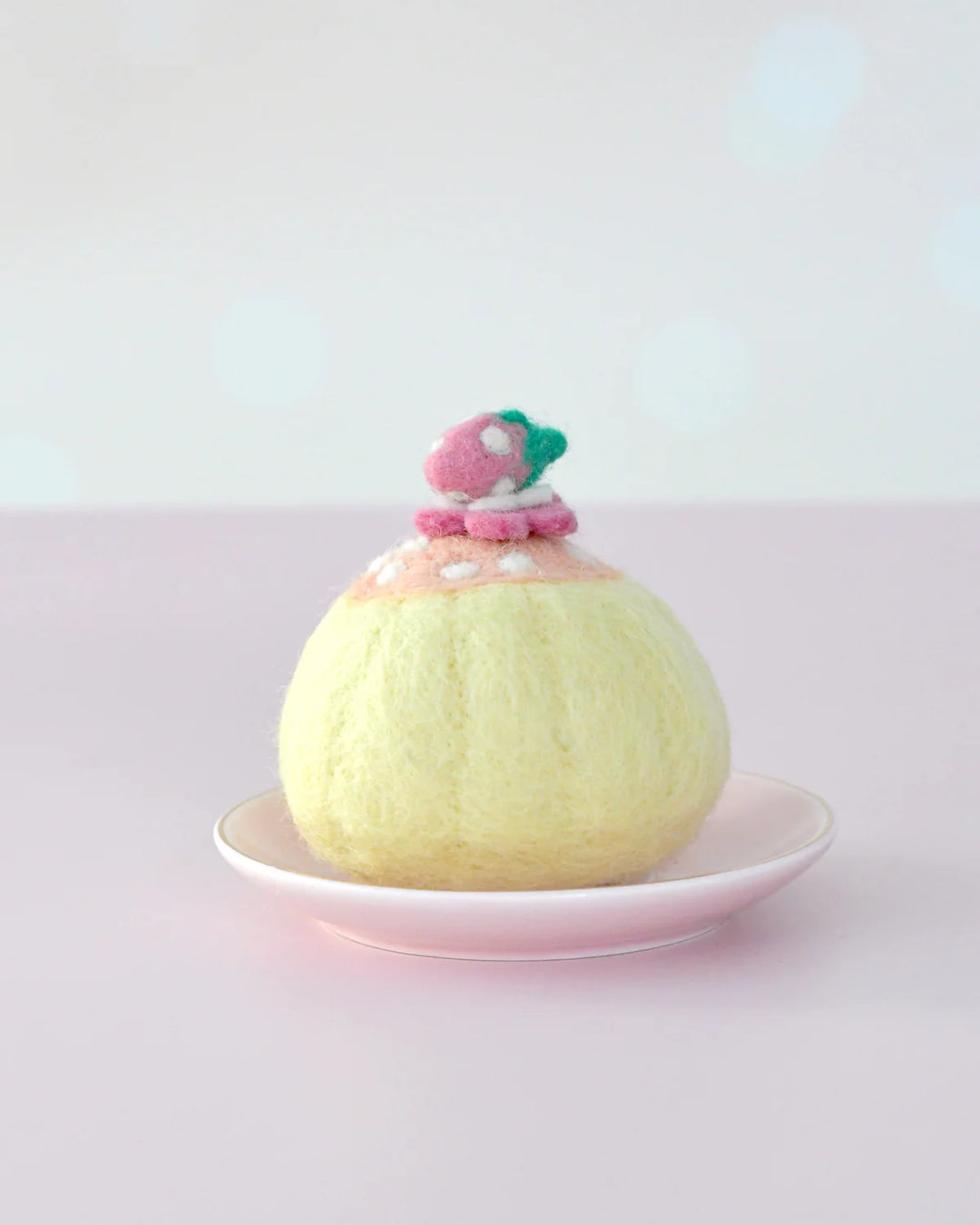 Sale Felt Pink Strawberry Bundt Cake