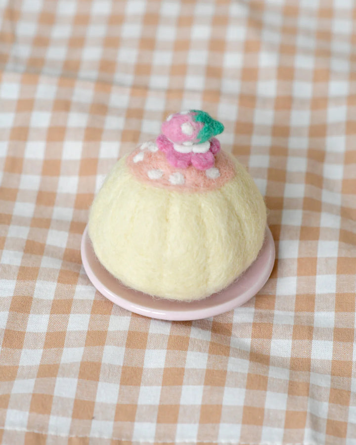 Sale Felt Pink Strawberry Bundt Cake