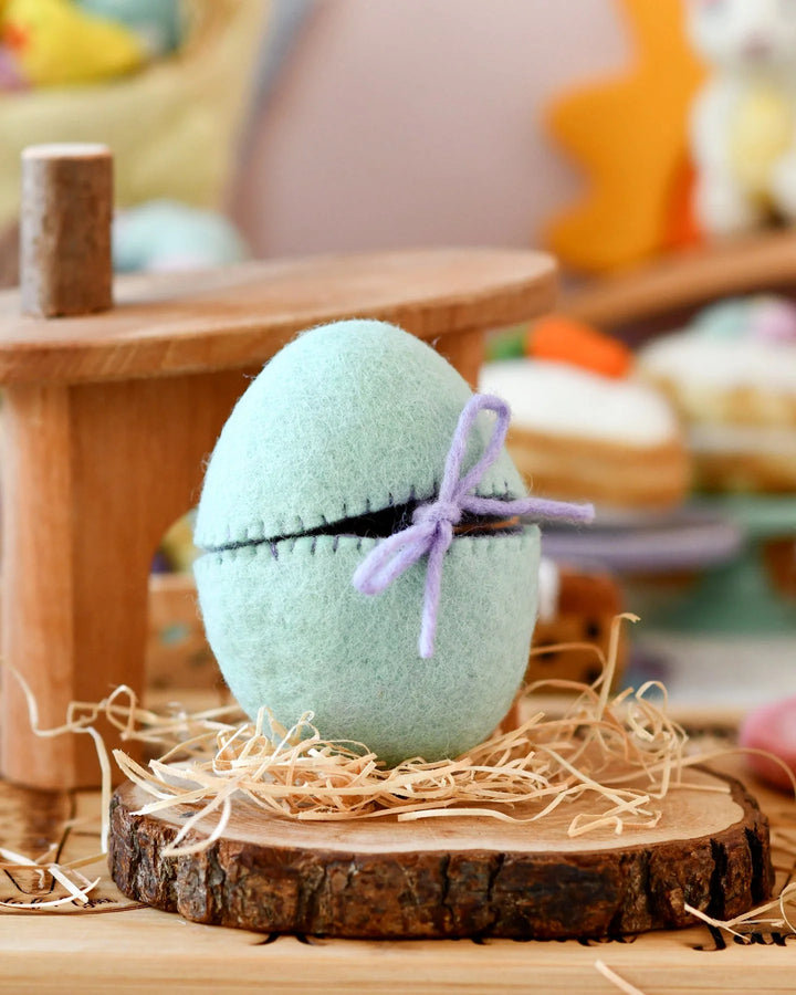 Sale Felt Surprise Egg with Brown Bunny Inside