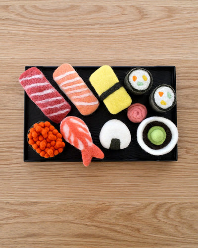 Pre-Order Felt Sushi Play Food Set (Ships late October)