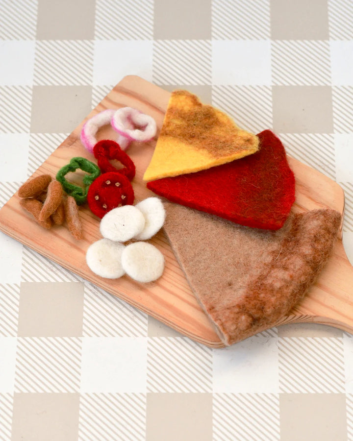 Felt BBQ Chicken Pizza Slice
