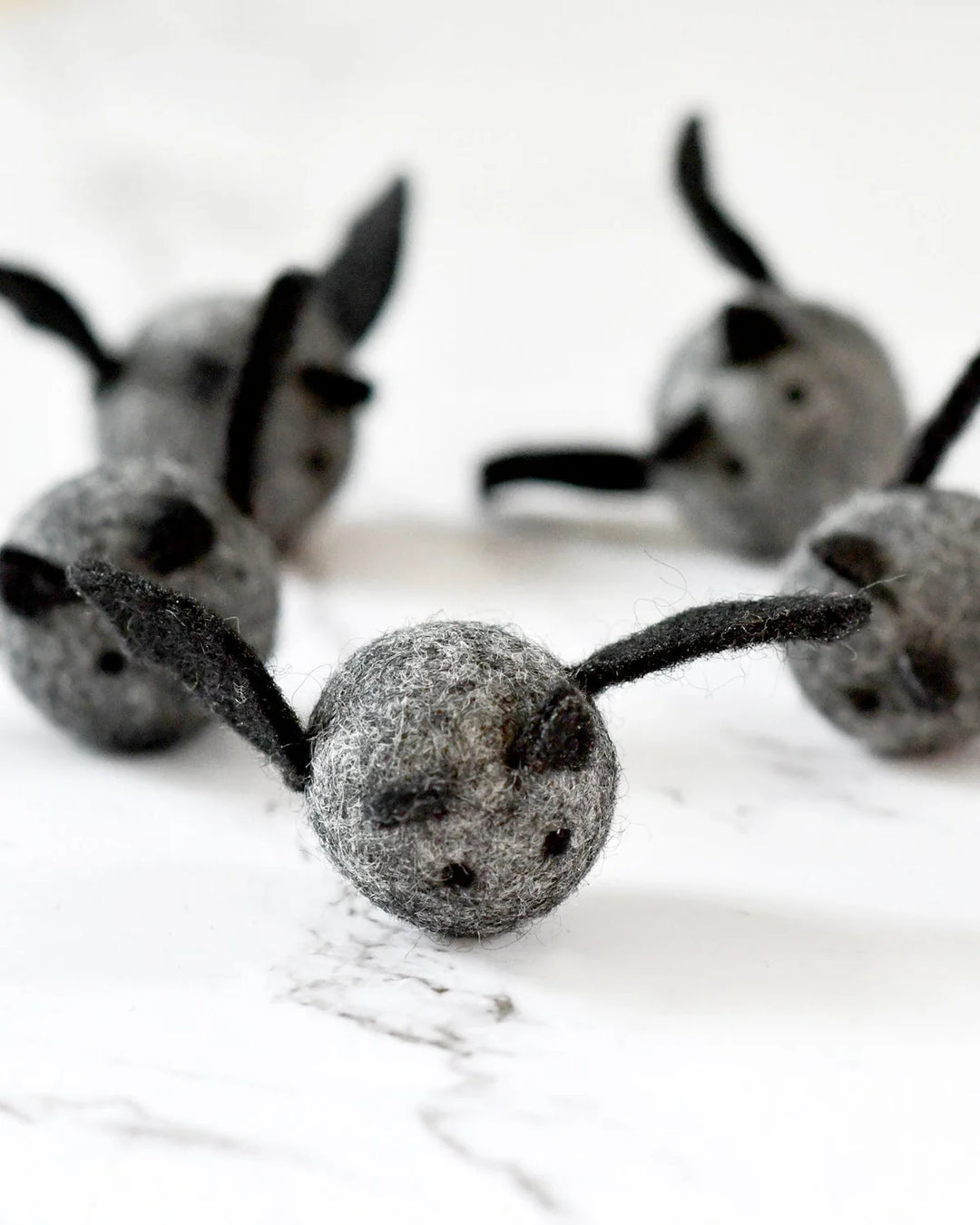 Felt Bats Loose Parts - 5 Bats